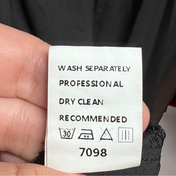 PrettyGarden Black Smocked Babydoll Dress XXL Lantern Sleeve Fit Flare - Picture 11 of 16